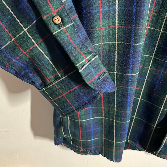 Pendleton Sir Pendleton Button Down Sz Large Wool Shirthirt - Picture 5 of 7